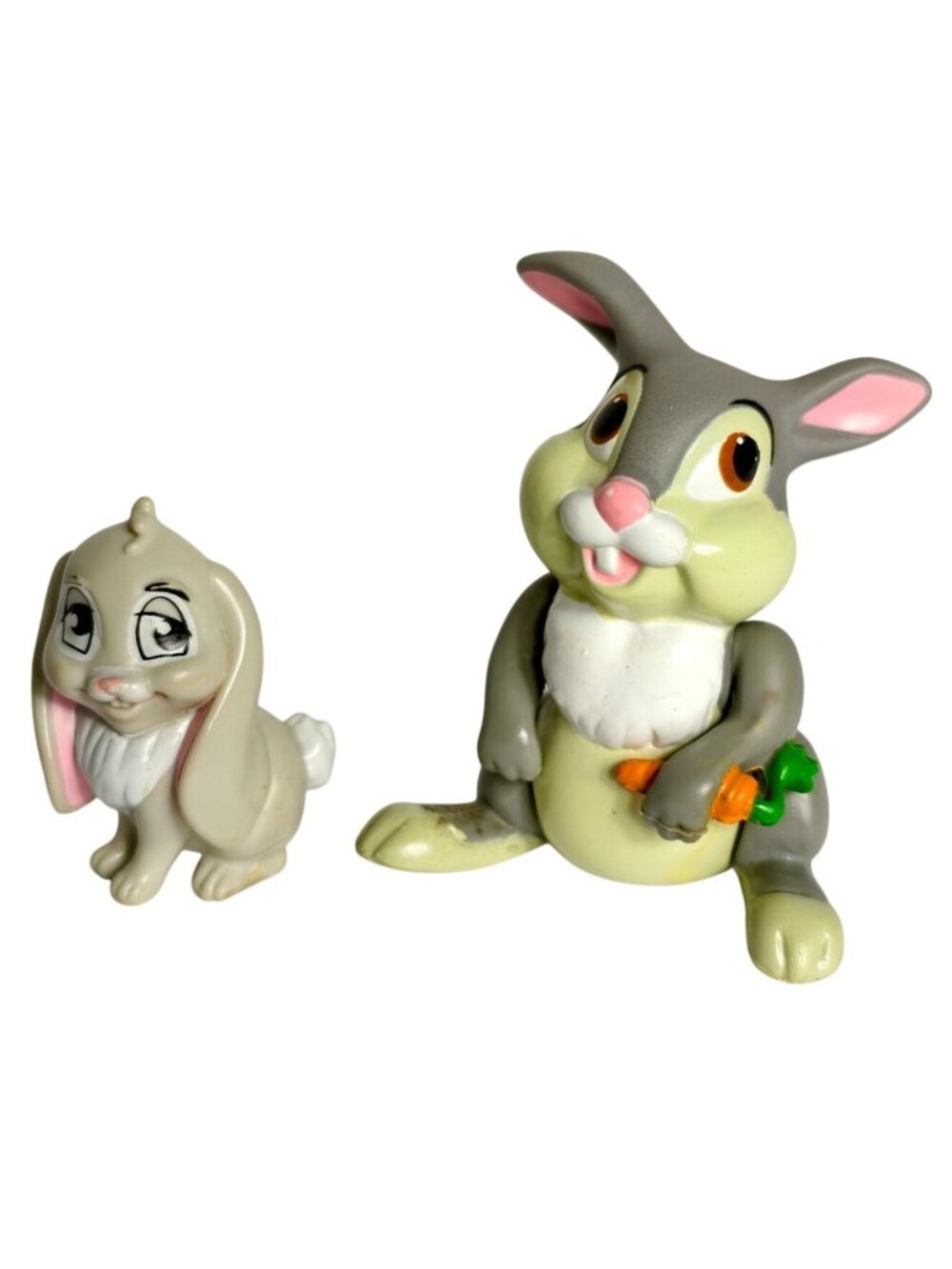 Vtg Disney Thumper Moveable & Miss Bunny Figures From Bambi Movie Collectibles